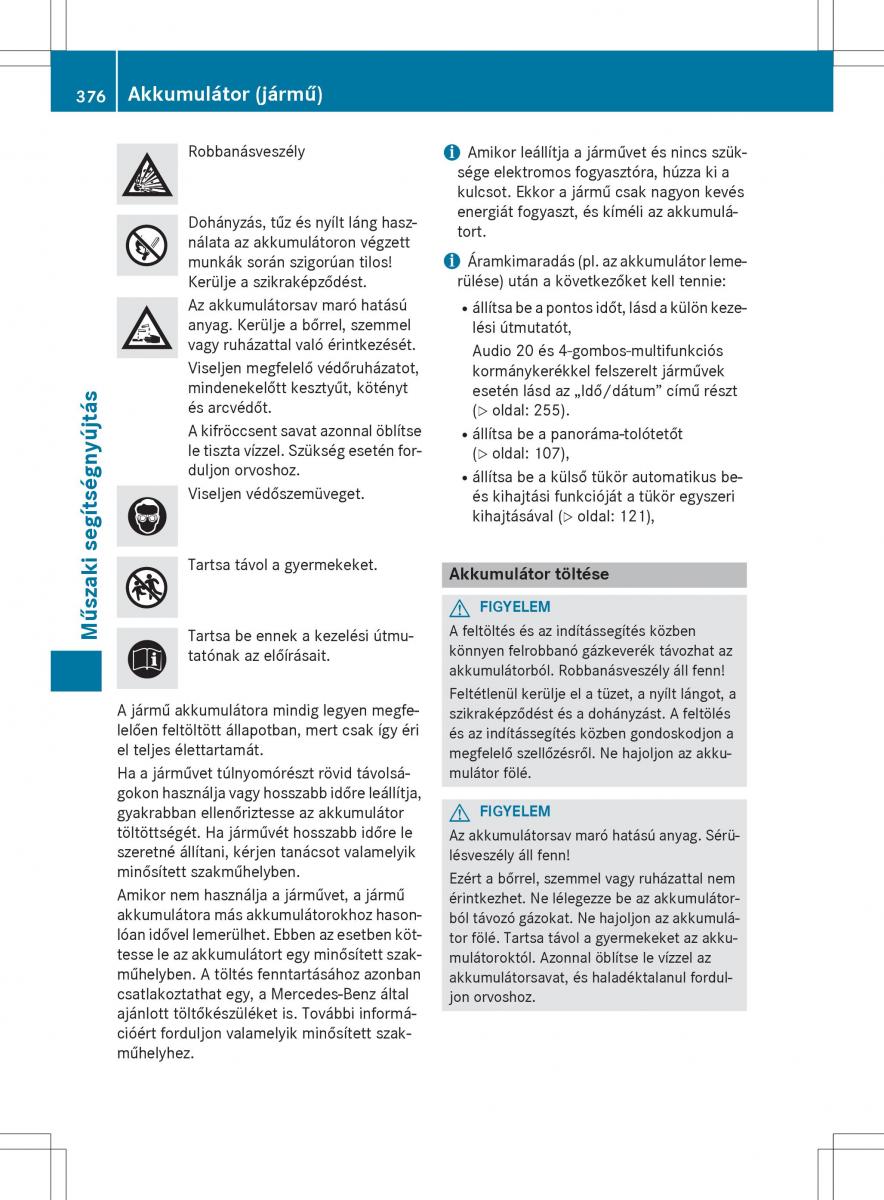 Mercedes Benz GLK Class X204 Kezelesi utmutato / page 378