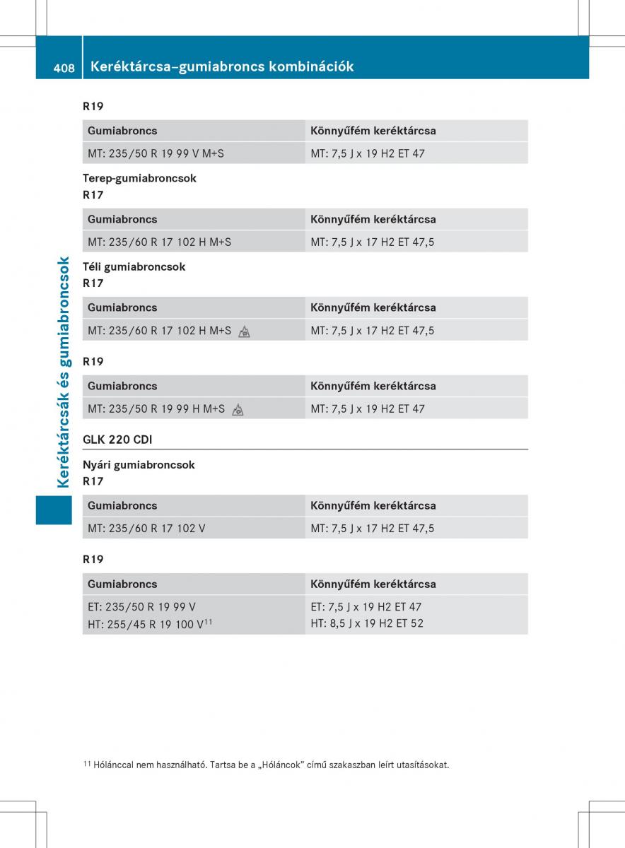 Mercedes Benz GLK Class X204 Kezelesi utmutato / page 410