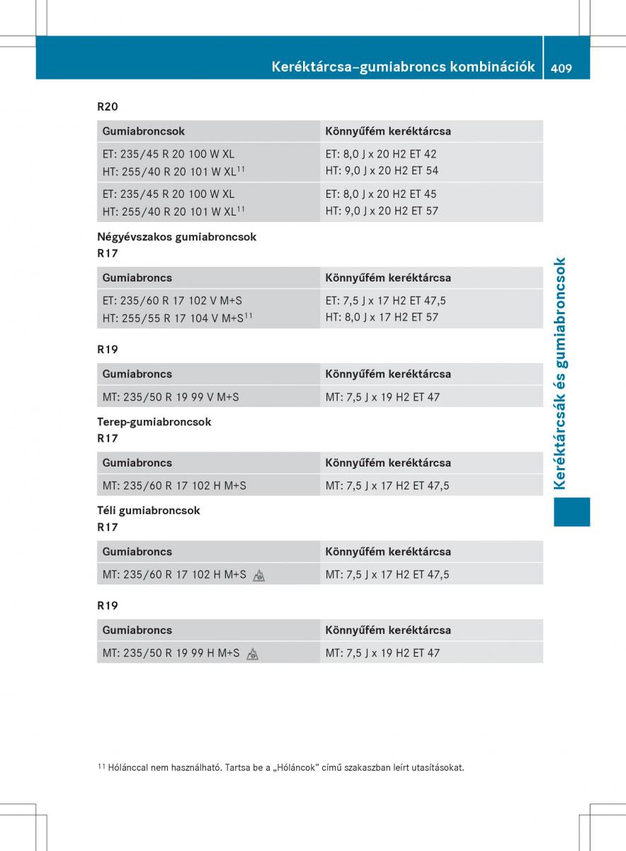 Mercedes Benz GLK Class X204 Kezelesi utmutato / page 411