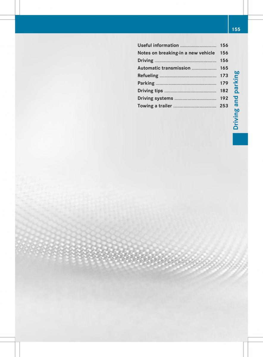 Mercedes Benz ML Class W166 owners manual / page 157