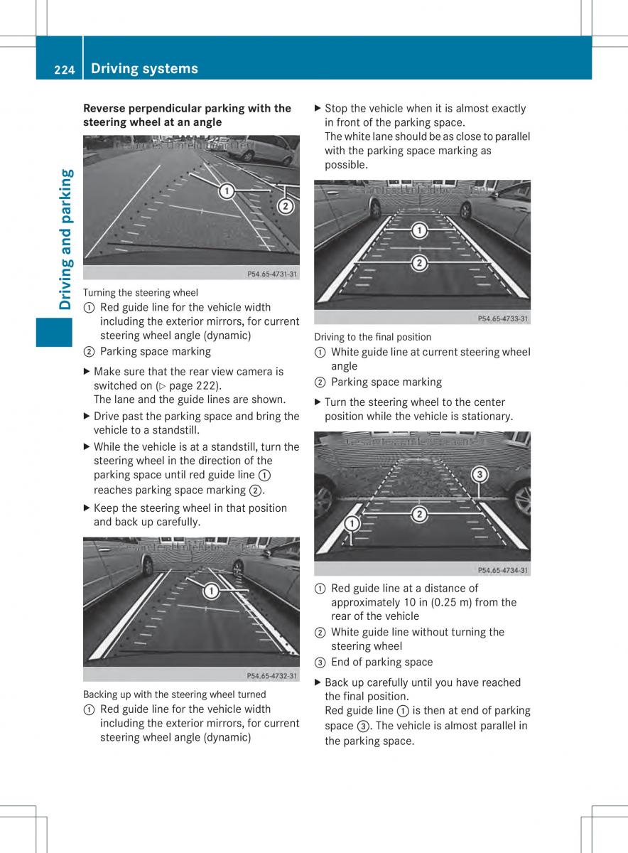 Mercedes Benz ML Class W166 owners manual / page 226