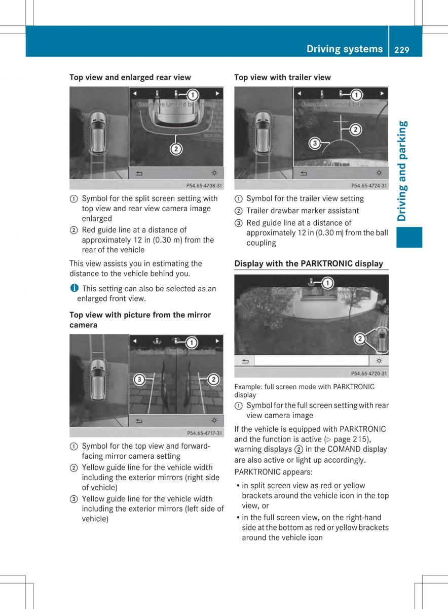 Mercedes Benz ML Class W166 owners manual / page 231