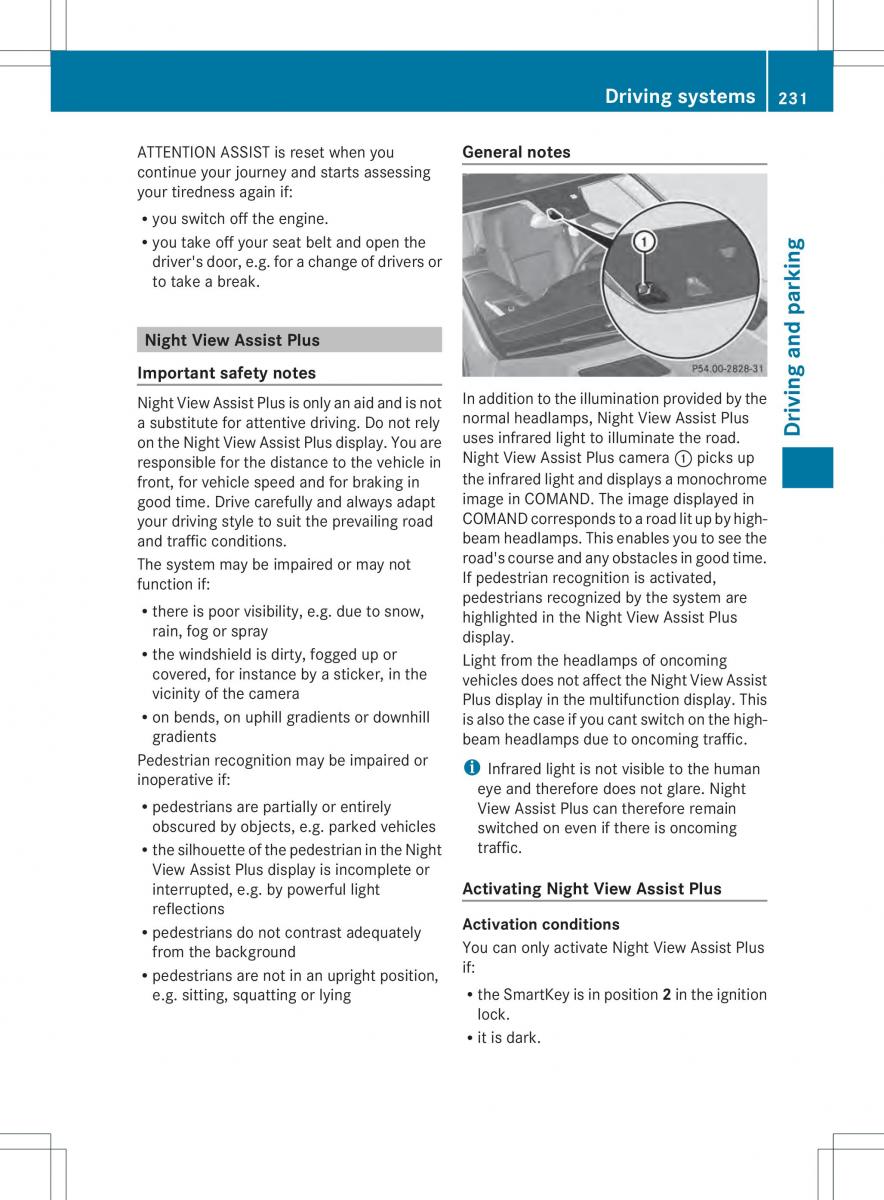 Mercedes Benz ML Class W166 owners manual / page 233