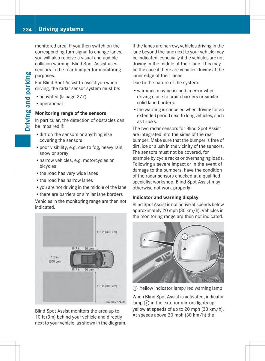 Mercedes Benz ML Class W166 owners manual / page 236