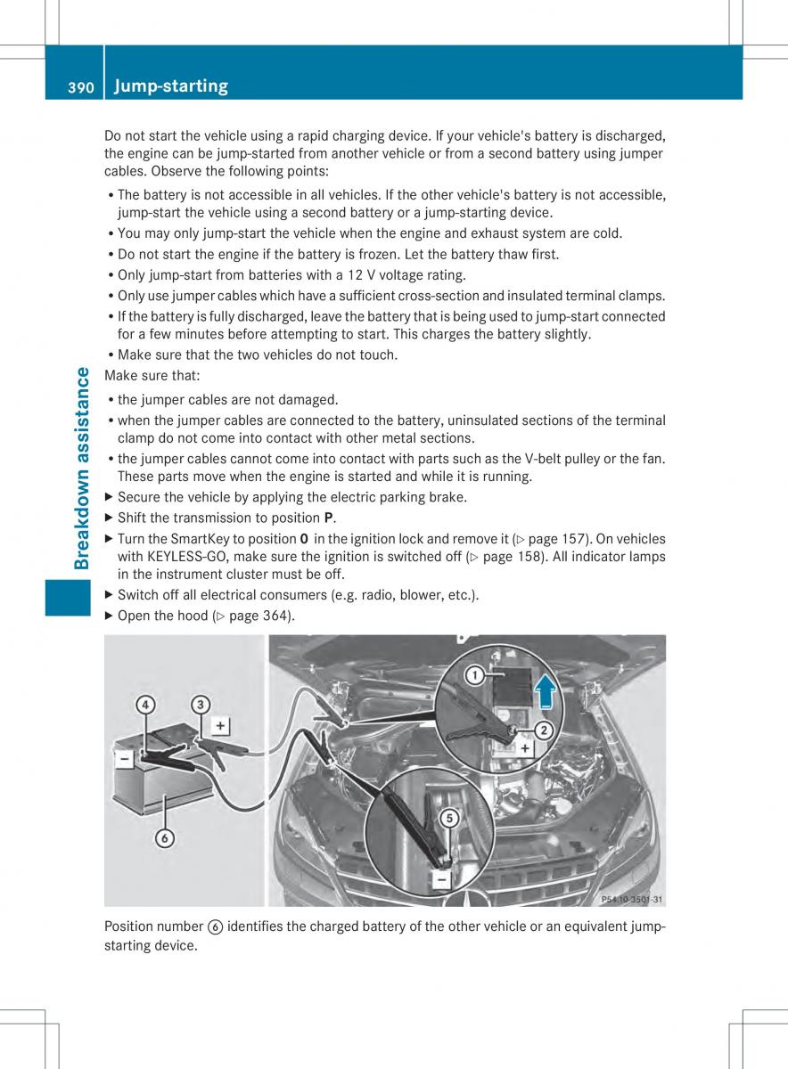 Mercedes Benz ML Class W166 owners manual / page 392