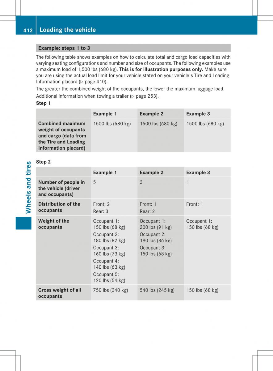 Mercedes Benz ML Class W166 owners manual / page 414