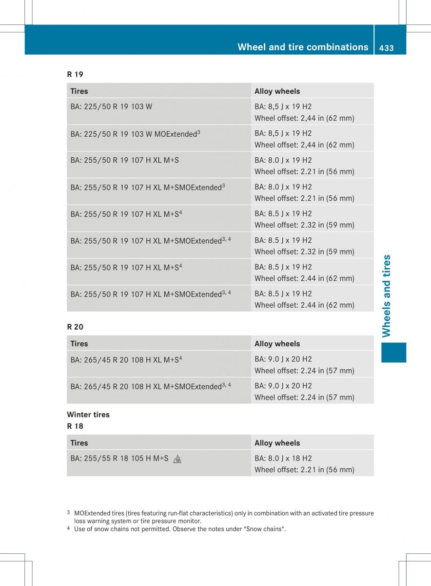 Mercedes Benz ML Class W166 owners manual / page 435