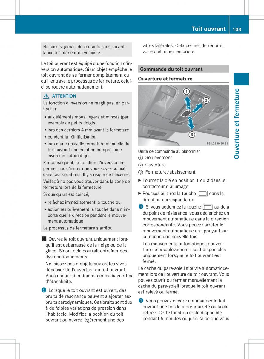 Mercedes Benz ML Class W166 manuel du proprietaire / page 106