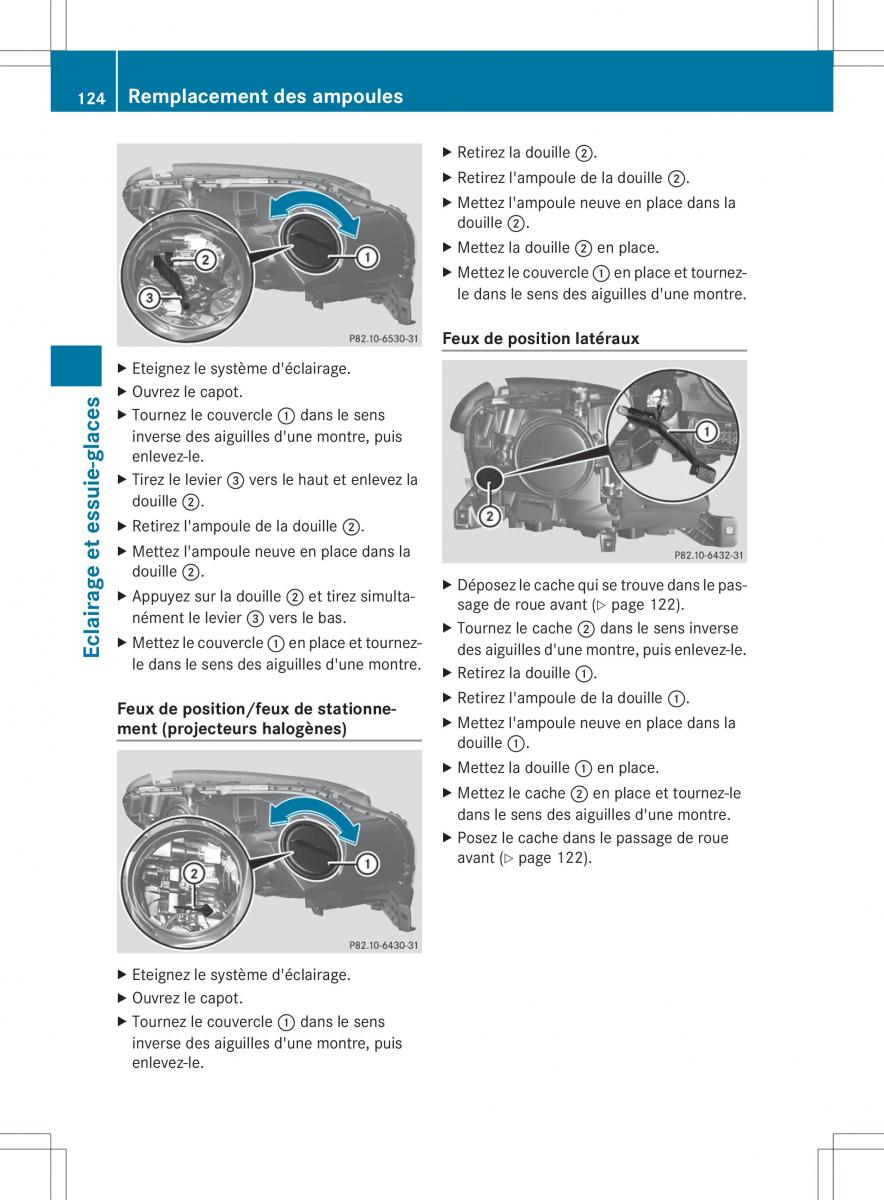 Mercedes Benz ML Class W166 manuel du proprietaire / page 127