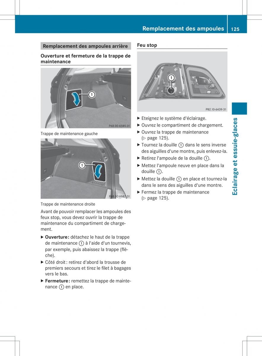 Mercedes Benz ML Class W166 manuel du proprietaire / page 128