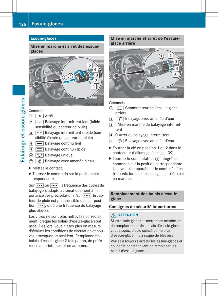 Mercedes Benz ML Class W166 manuel du proprietaire / page 129