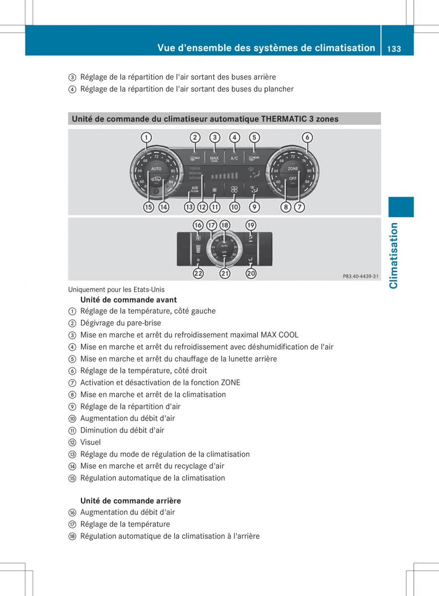 Mercedes Benz ML Class W166 manuel du proprietaire / page 136