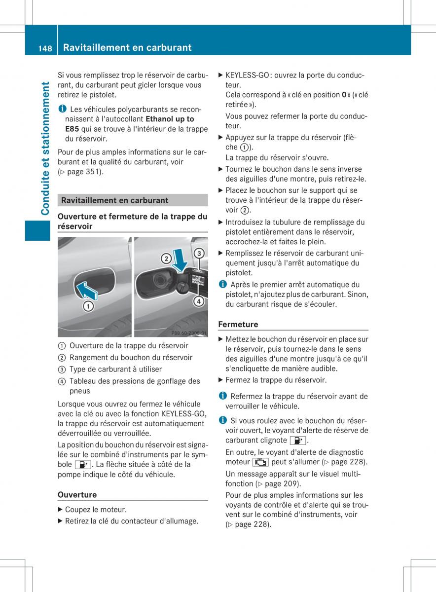 Mercedes Benz ML Class W166 manuel du proprietaire / page 151