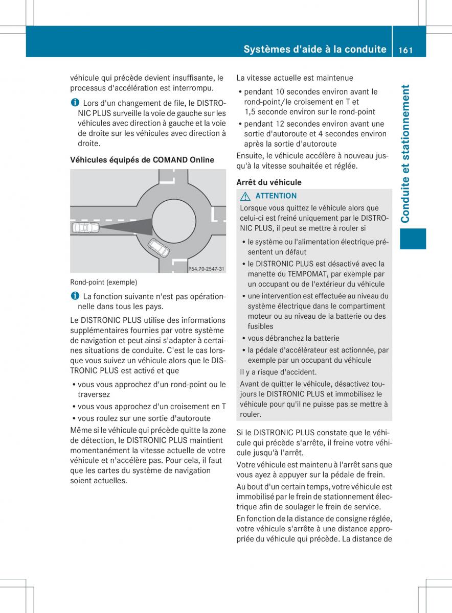 Mercedes Benz ML Class W166 manuel du proprietaire / page 164