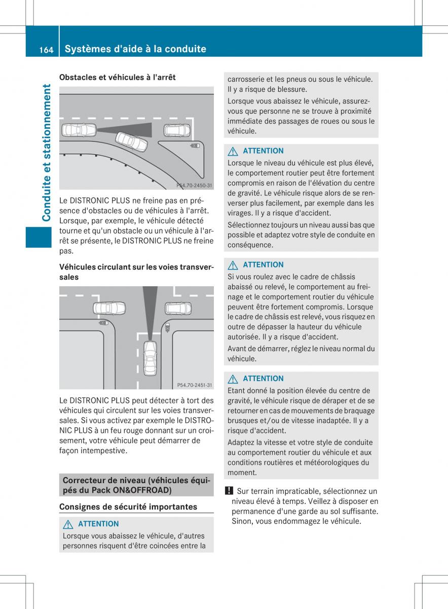 Mercedes Benz ML Class W166 manuel du proprietaire / page 167