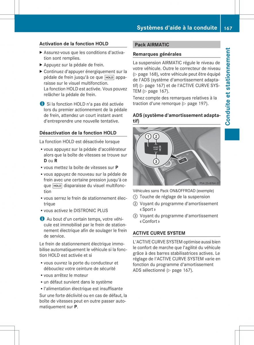 Mercedes Benz ML Class W166 manuel du proprietaire / page 170