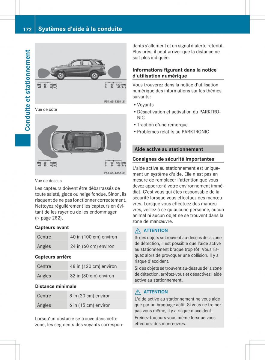 Mercedes Benz ML Class W166 manuel du proprietaire / page 175