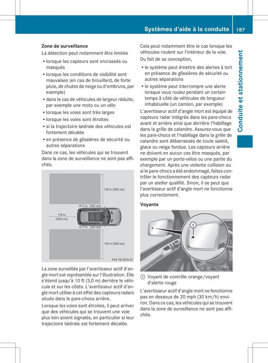 Mercedes Benz ML Class W166 manuel du proprietaire / page 190