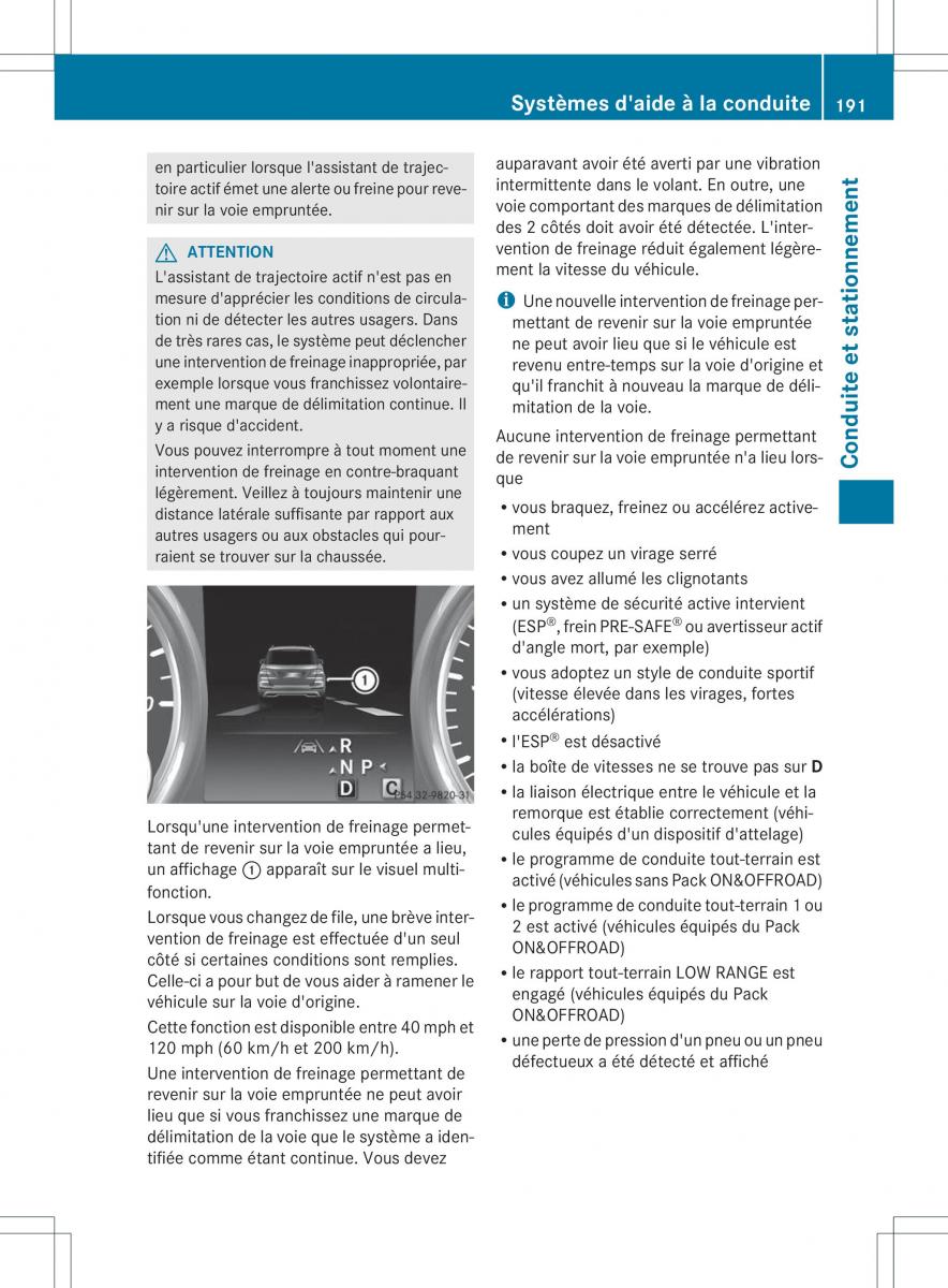 Mercedes Benz ML Class W166 manuel du proprietaire / page 194