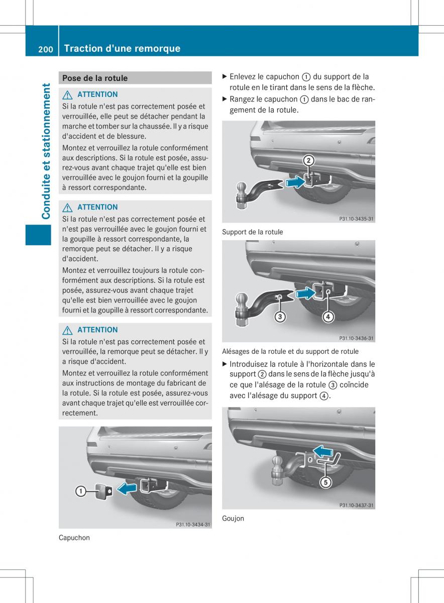 Mercedes Benz ML Class W166 manuel du proprietaire / page 203