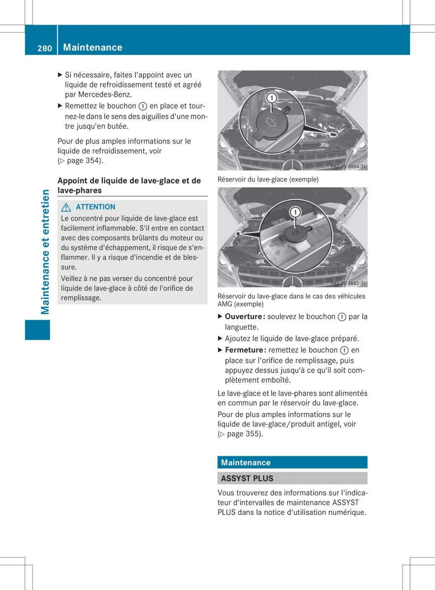 Mercedes Benz ML Class W166 manuel du proprietaire / page 283