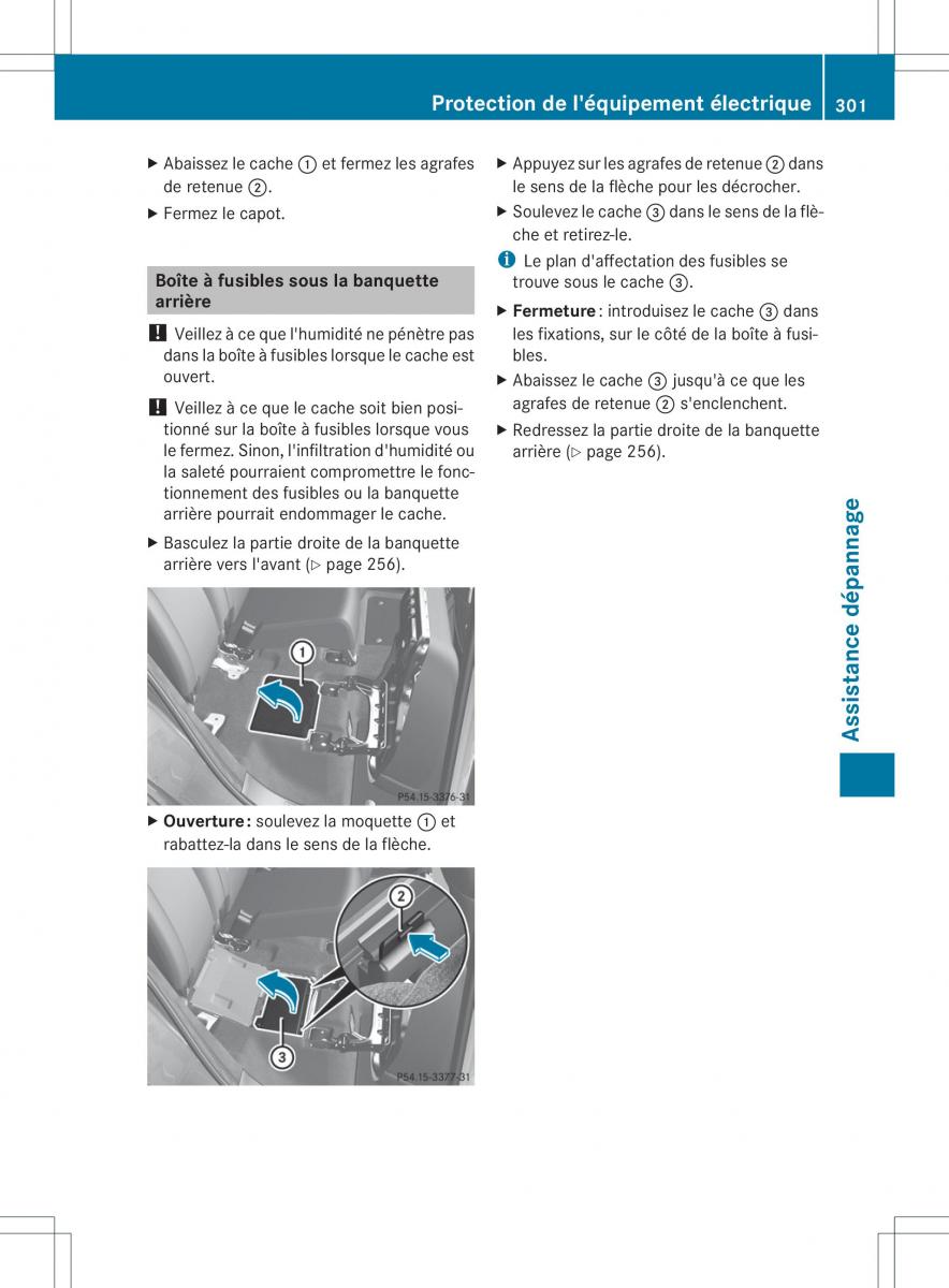 Mercedes Benz ML Class W166 manuel du proprietaire / page 304