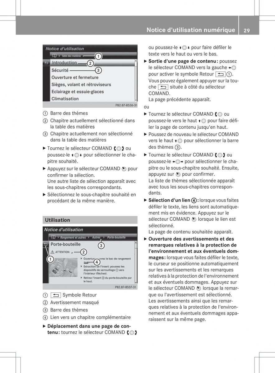 Mercedes Benz ML Class W166 manuel du proprietaire / page 32