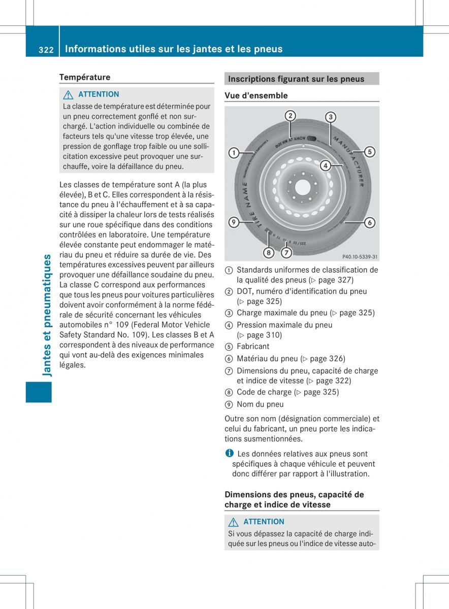 Mercedes Benz ML Class W166 manuel du proprietaire / page 325