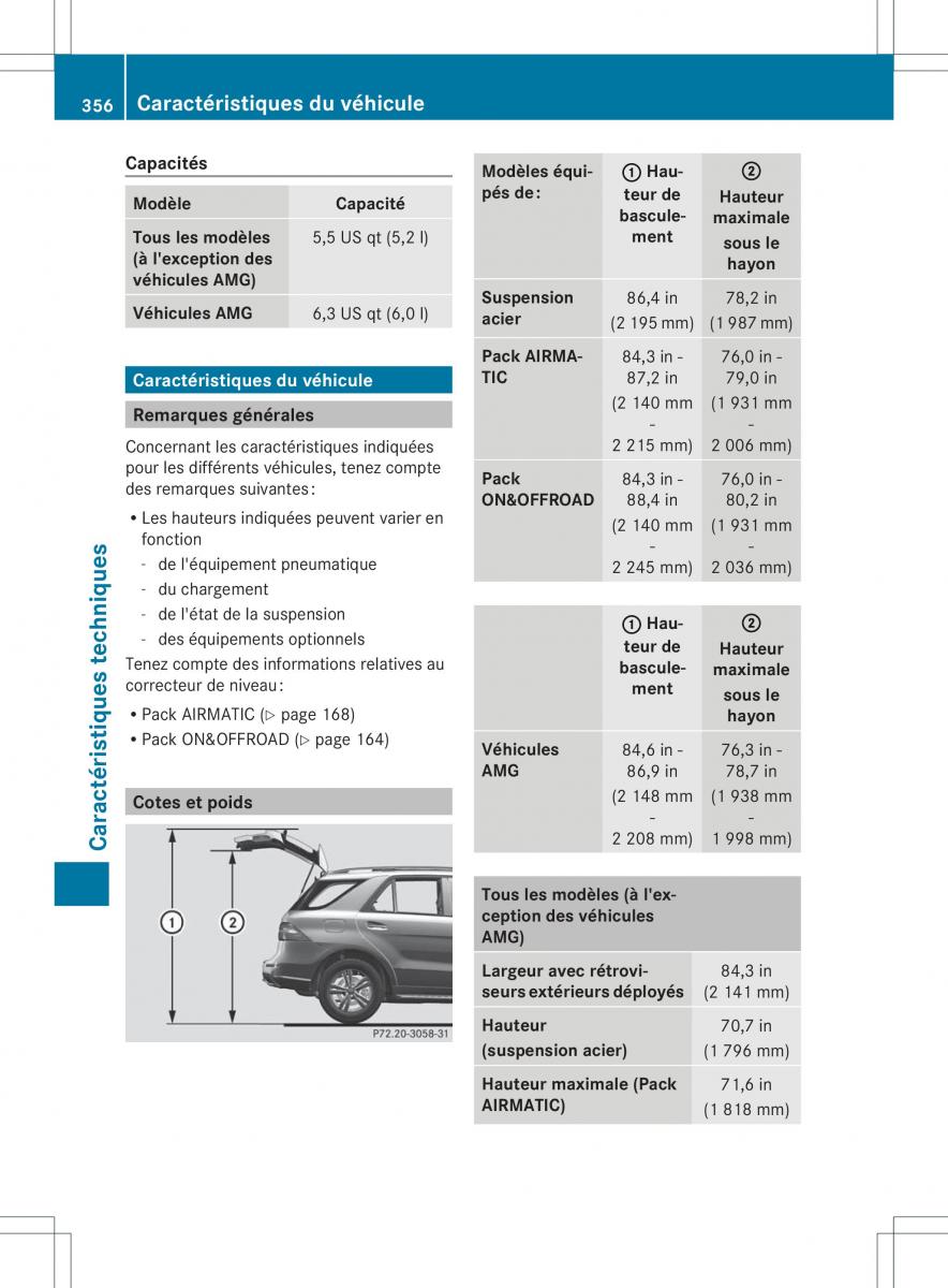 Mercedes Benz ML Class W166 manuel du proprietaire / page 359