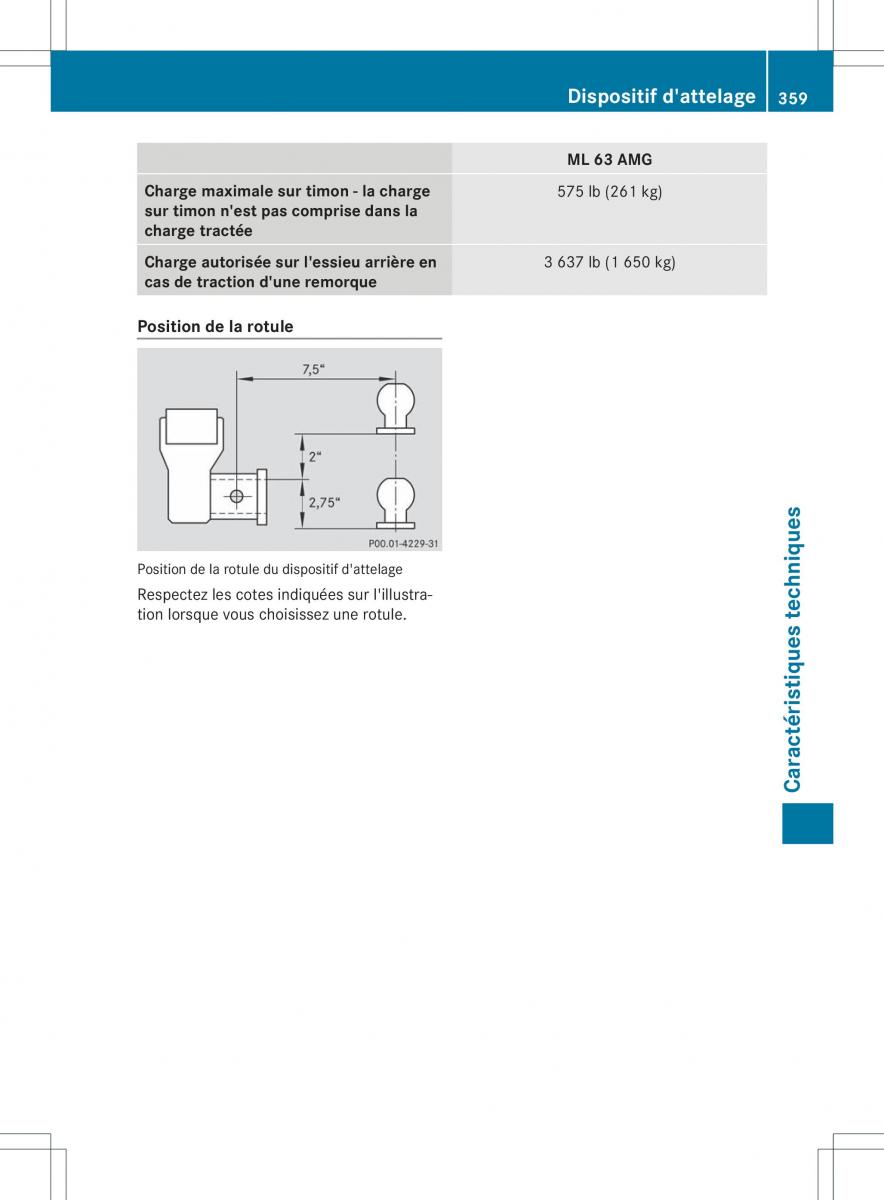 Mercedes Benz ML Class W166 manuel du proprietaire / page 362