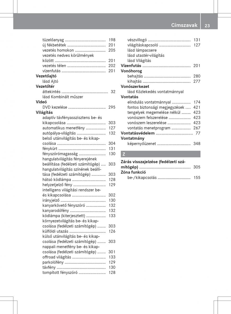 Mercedes Benz ML Class W166 Kezelesi utmutato / page 25