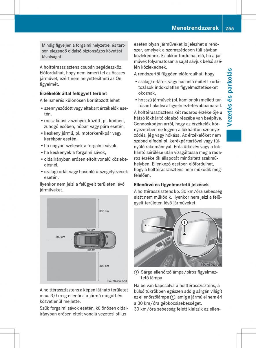 Mercedes Benz ML Class W166 Kezelesi utmutato / page 257