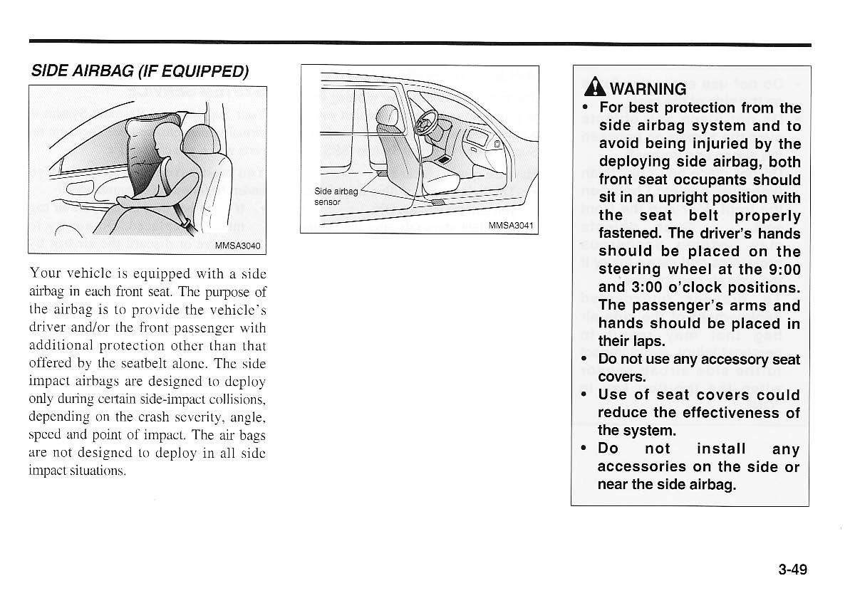 KIA Magentis I 1 owners manual / page 59