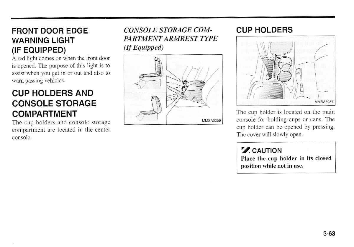 KIA Magentis I 1 owners manual / page 73