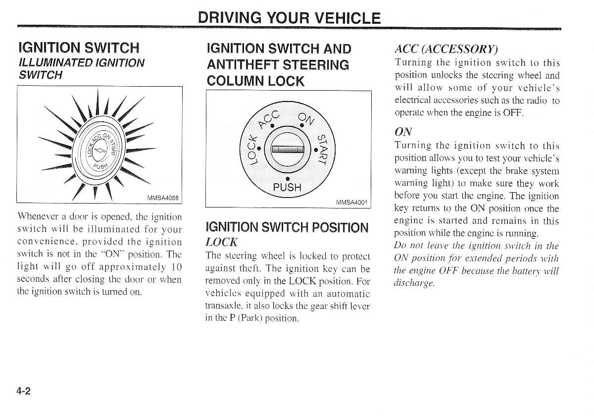 KIA Magentis I 1 owners manual / page 81