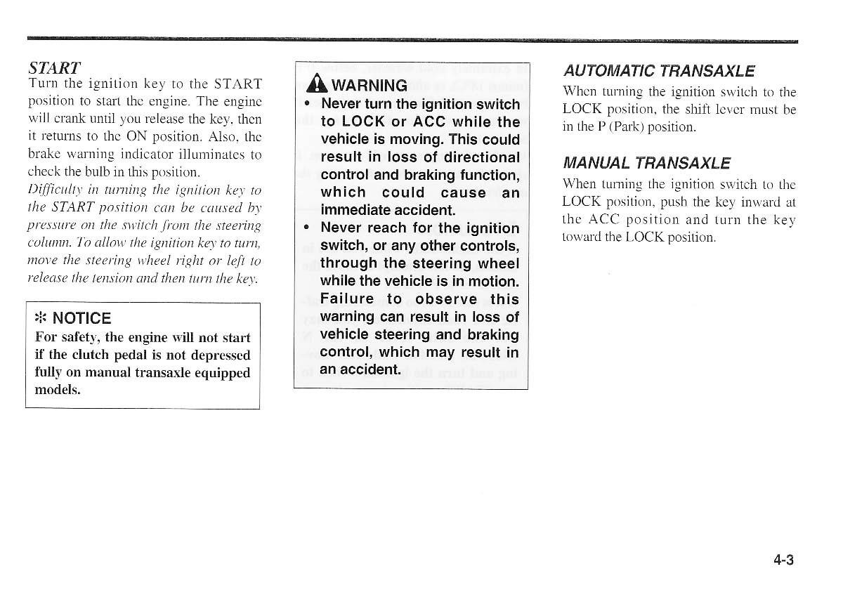 KIA Magentis I 1 owners manual / page 82