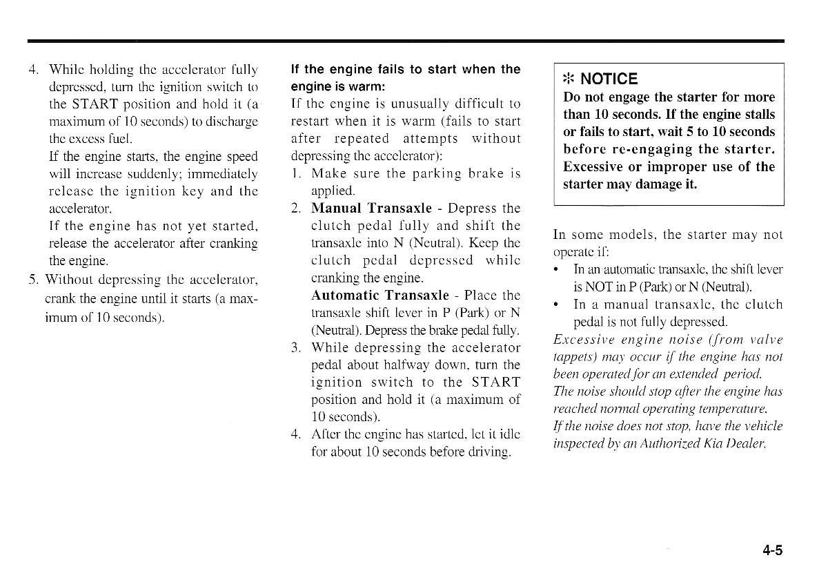 KIA Magentis I 1 owners manual / page 84