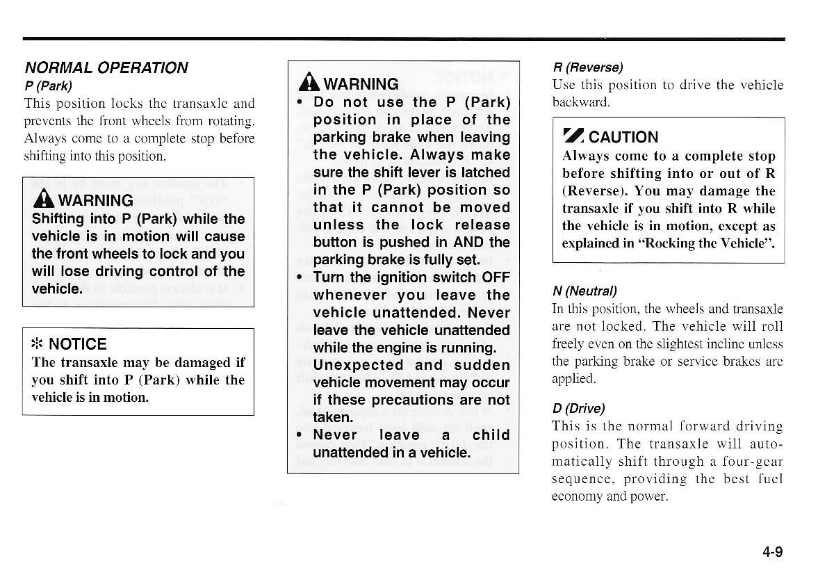 KIA Magentis I 1 owners manual / page 88