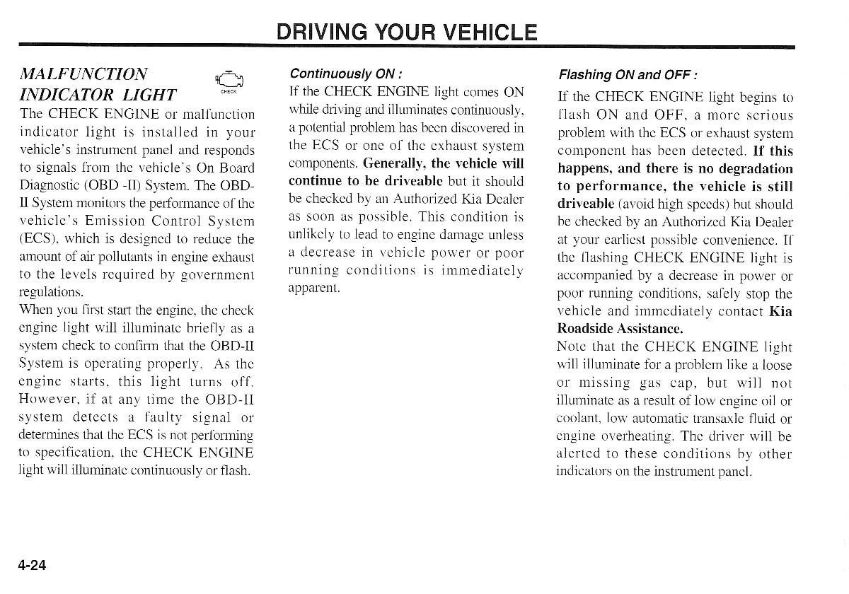 KIA Magentis I 1 owners manual / page 103