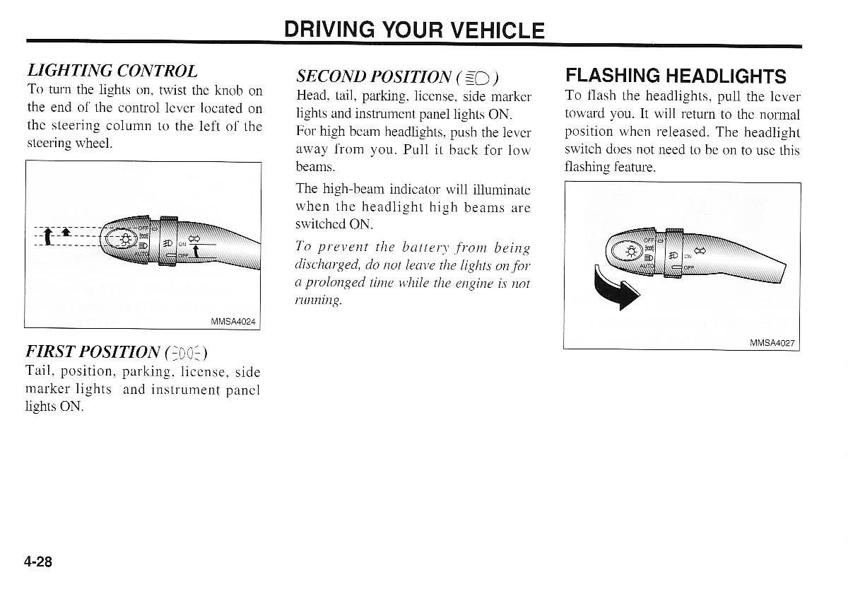 KIA Magentis I 1 owners manual / page 107