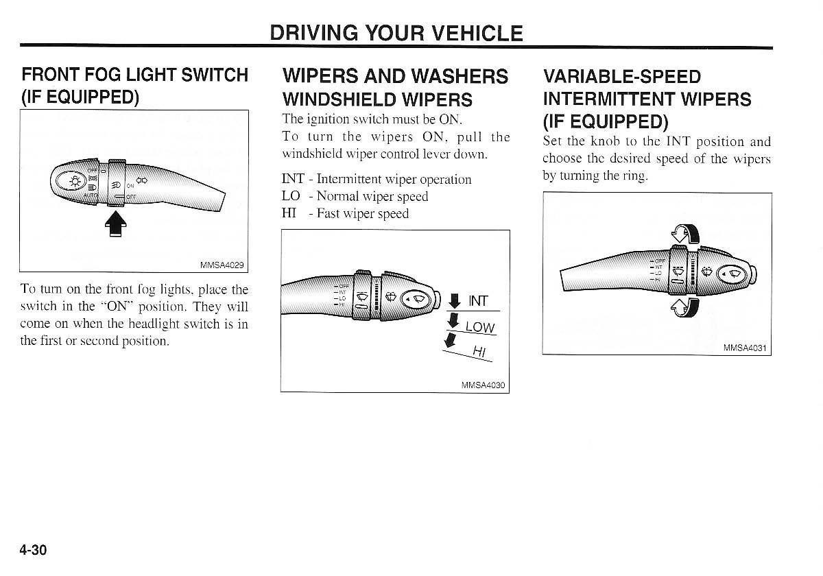 KIA Magentis I 1 owners manual / page 109