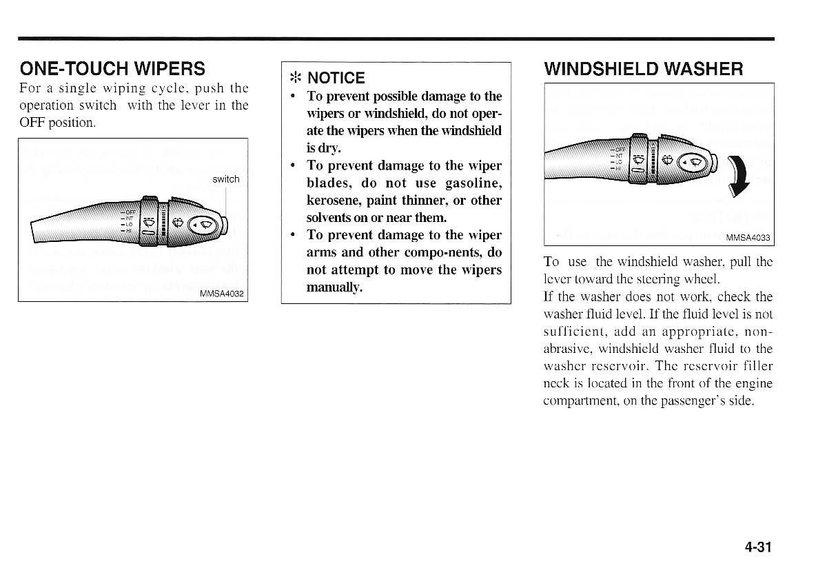 KIA Magentis I 1 owners manual / page 110