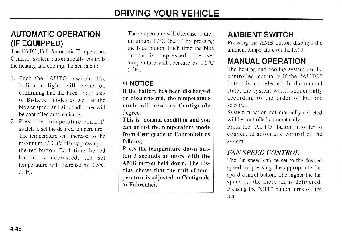 KIA Magentis I 1 owners manual / page 127