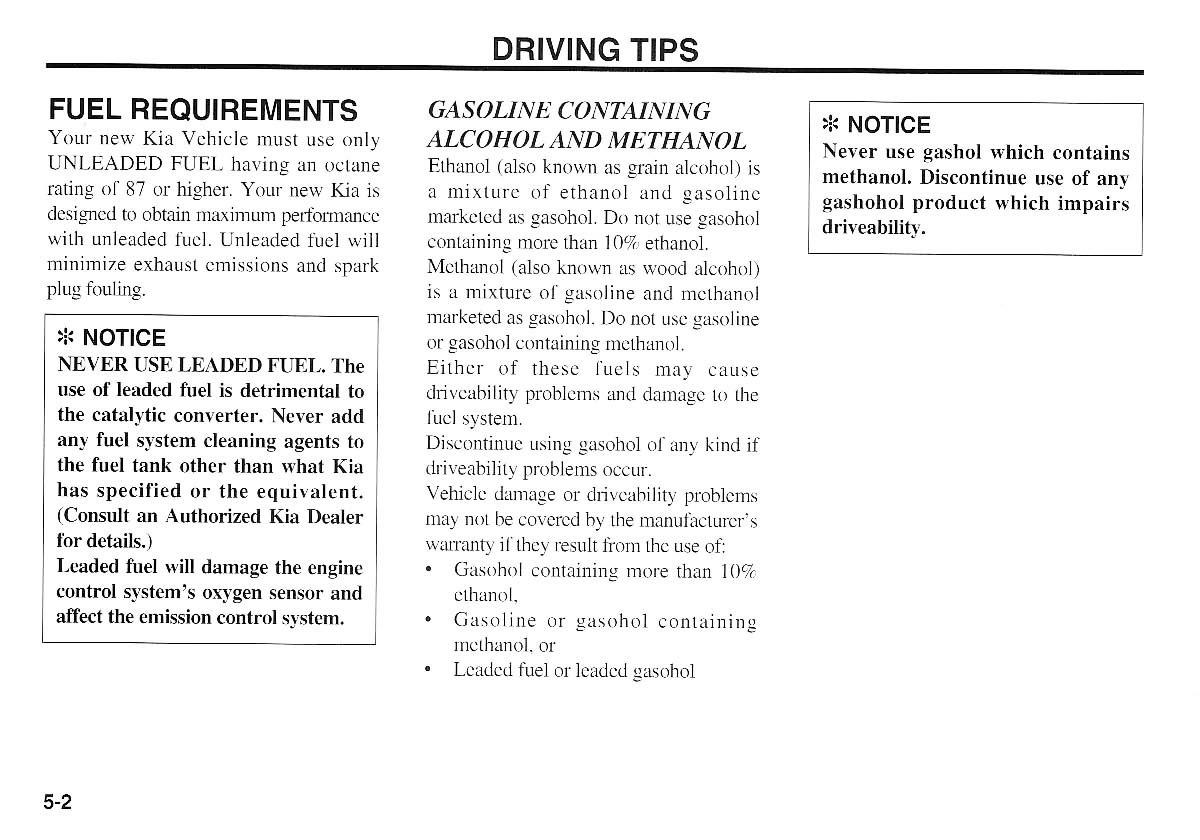 KIA Magentis I 1 owners manual / page 138