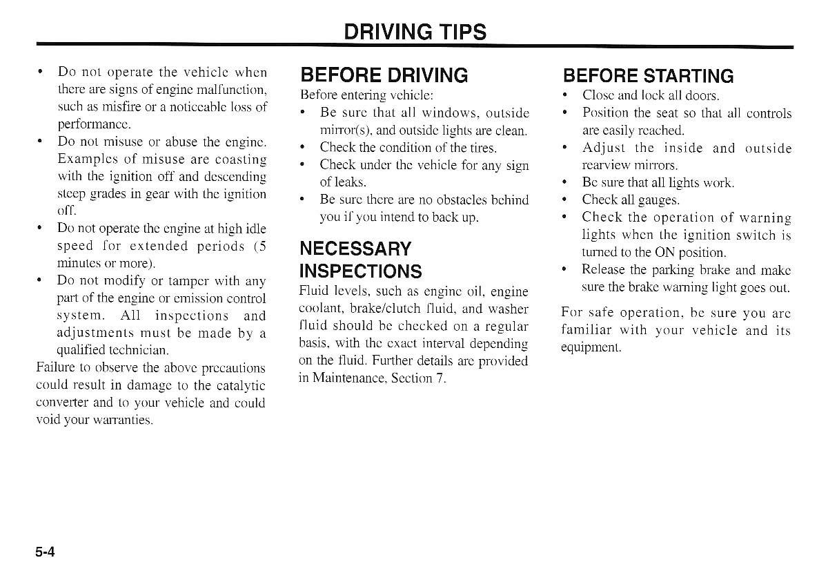 KIA Magentis I 1 owners manual / page 140