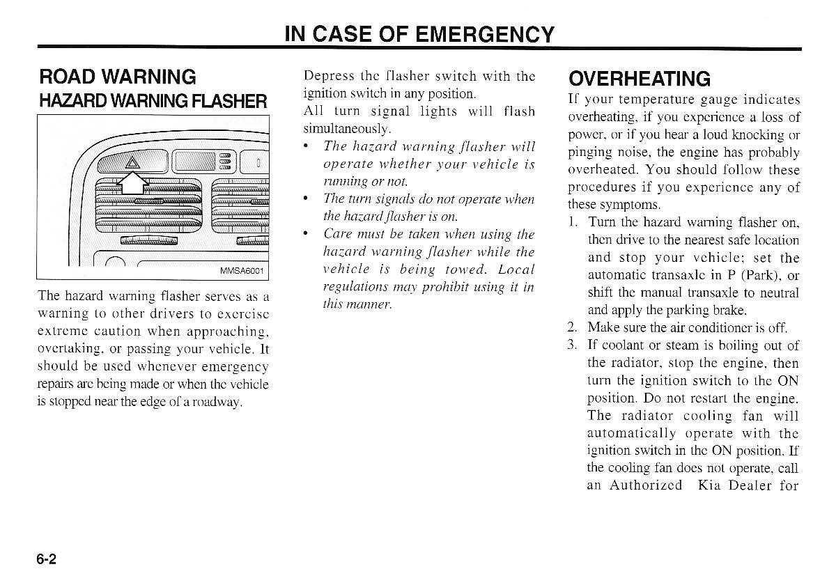 KIA Magentis I 1 owners manual / page 153