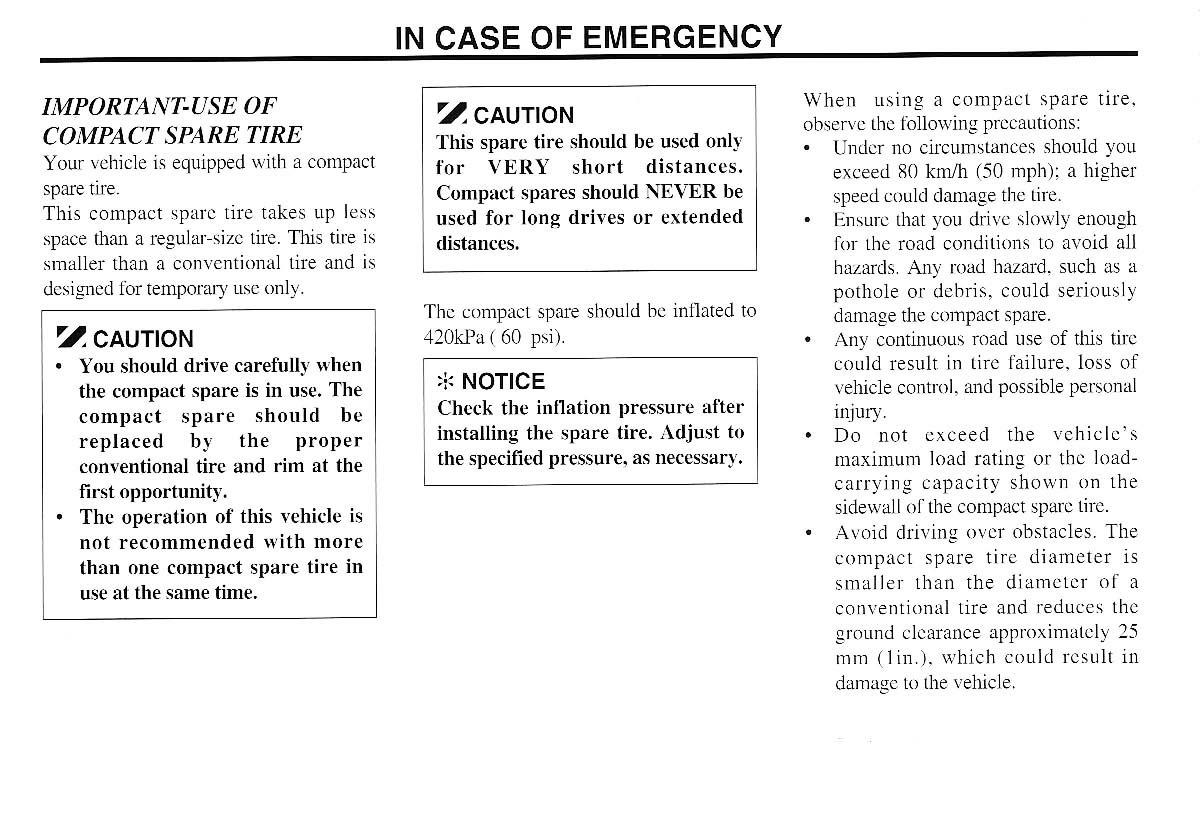 KIA Magentis I 1 owners manual / page 168