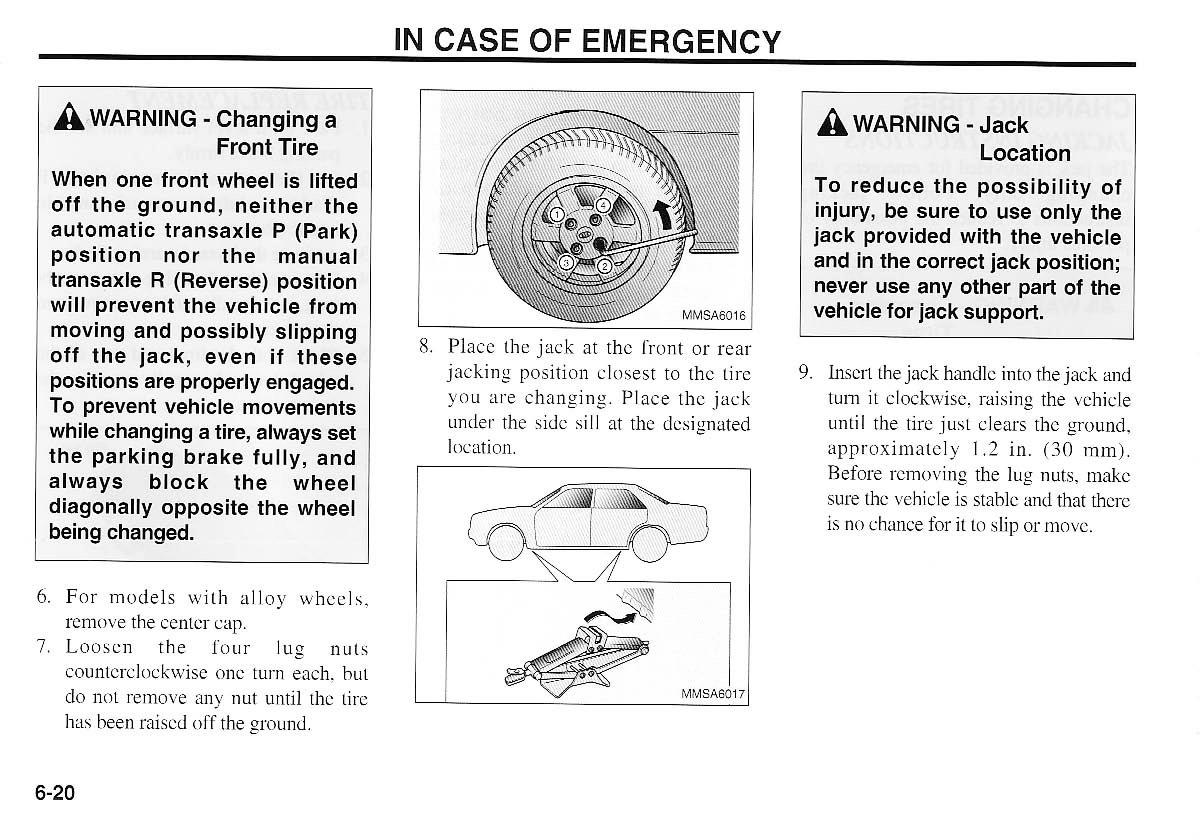 KIA Magentis I 1 owners manual / page 171