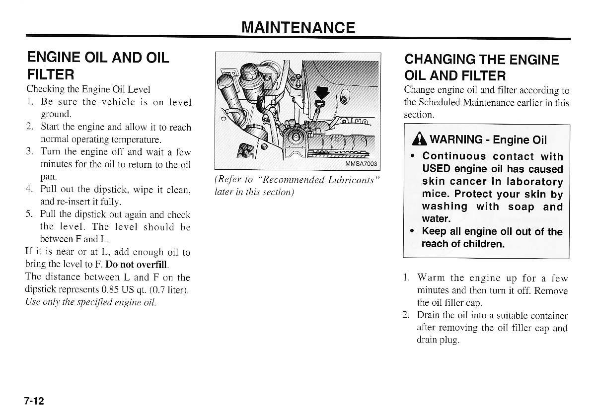 KIA Magentis I 1 owners manual / page 185