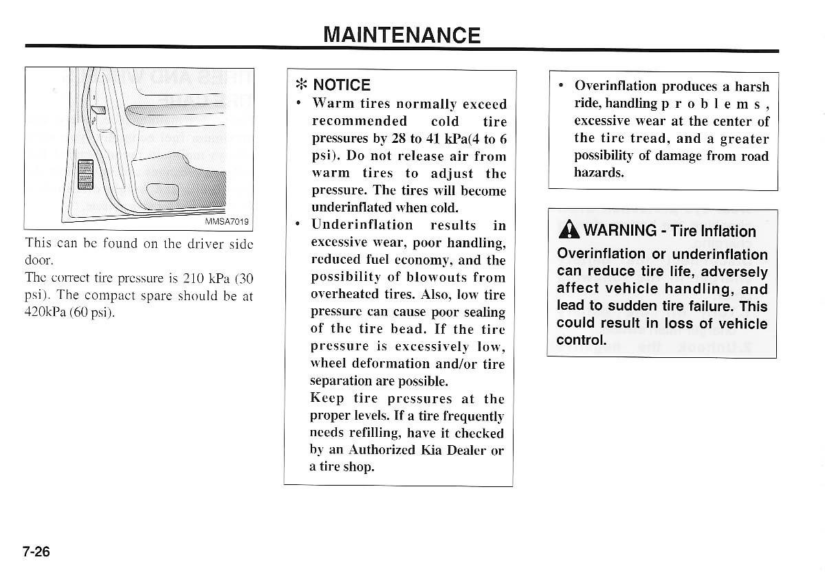 KIA Magentis I 1 owners manual / page 199